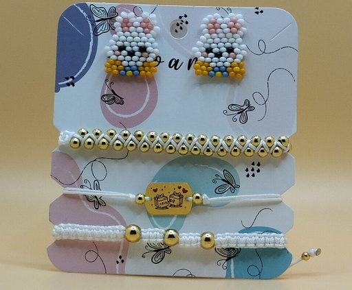 Conjunto manillas y topito